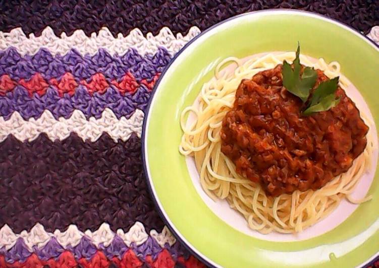  Resep  Spaghetti  Bolognese  ala Saya oleh Retno Widiyanti 
