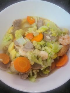 Foto resep Sapo tahu udang sayuran
