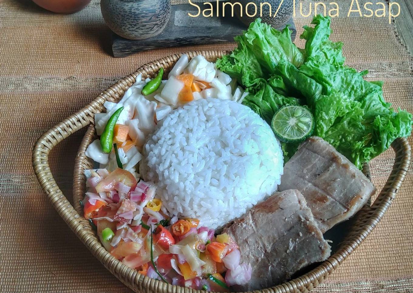 Nasi Tuna/Salmon Asap