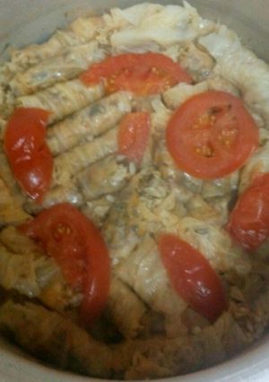 صورة لوصفة محشي كرنب (ملفوف)