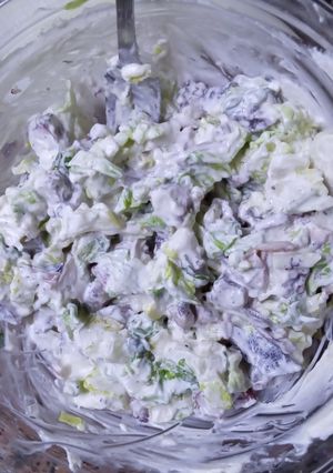 Una foto de Ensalada de pulpo con alioli