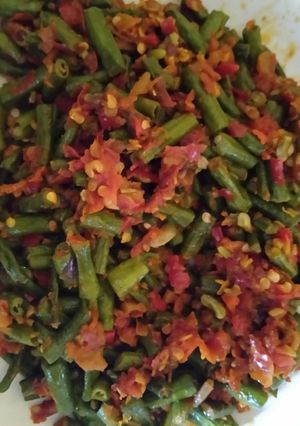 Foto resep Sambel kacang panjang