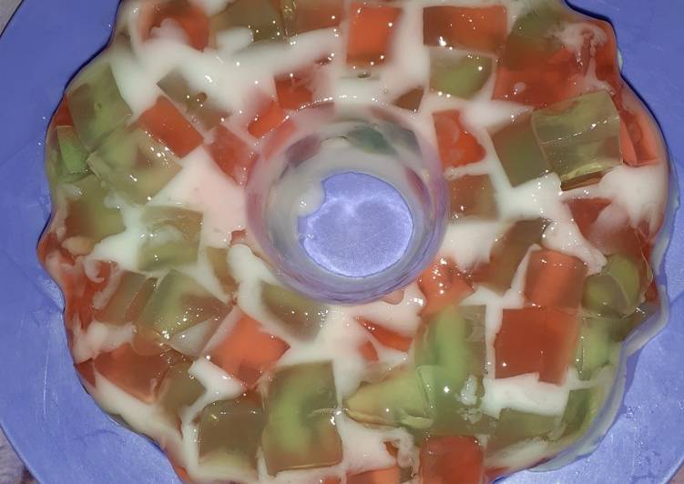 Cara Gampang Menyiapkan Puding mozaik, Menggugah Selera