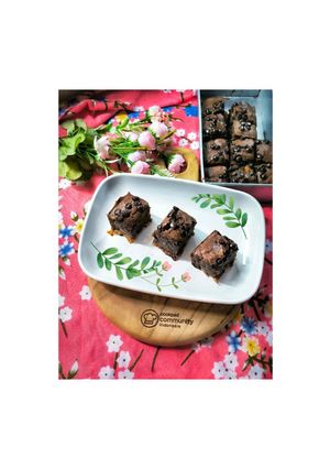 Foto resep Brownies pisang panggang