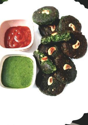 A picture of Hara Bhara Kabab- A veg party starter.
