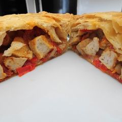 Brats 'n Cheddar Pies A picture of Brats 'n Cheddar Pies.