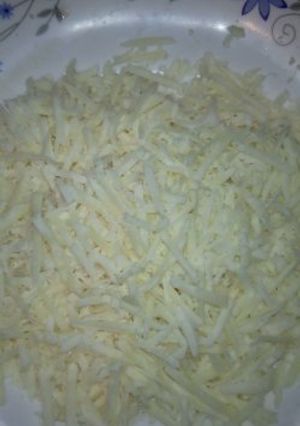 A picture of Homemade mozzarella cheese.