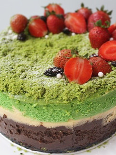 Foto resep Triple Layer Cheesecake