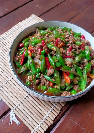Foto resep Tumis Buncis Daging Giling