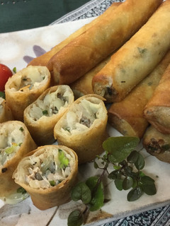 A picture of Mackerel Spring Roll.
