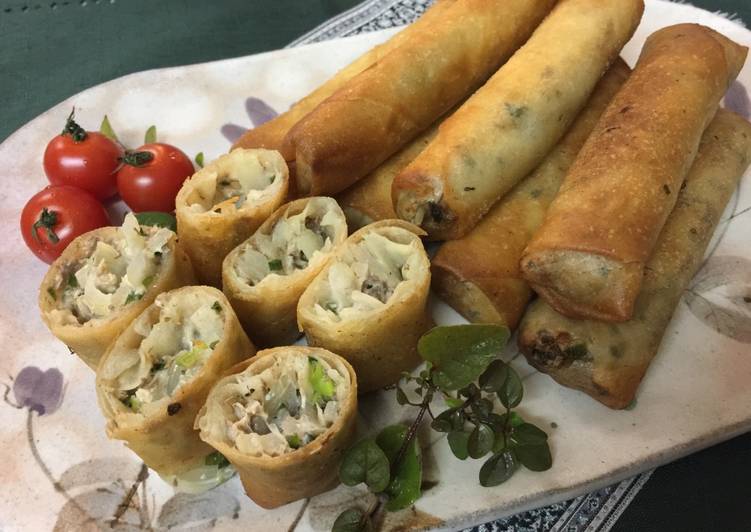 Mackerel Spring Roll