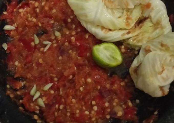 Sambal mentah terasi