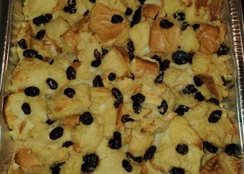 Fresh, Cooking Recipe Classic NOLA Bread Pudding with Bourbon Sauce Savory Delicious