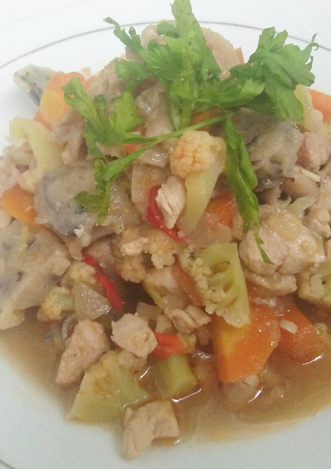 Foto resep Capjay kuah