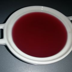 A picture of Fruit flavored syrup.