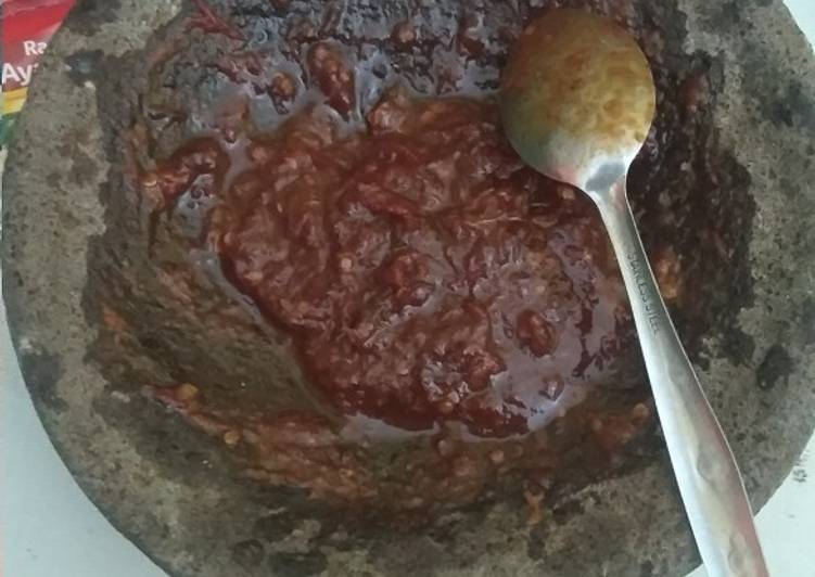 Resep Sambal Terasi Sedap dan Awet yang Bisa Manjain Lidah