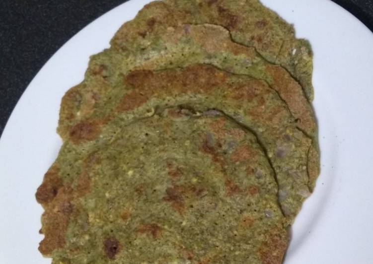 Recipe of Quick Sabut moong daal chilla