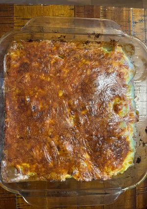 Una foto de Pastel de chayotes