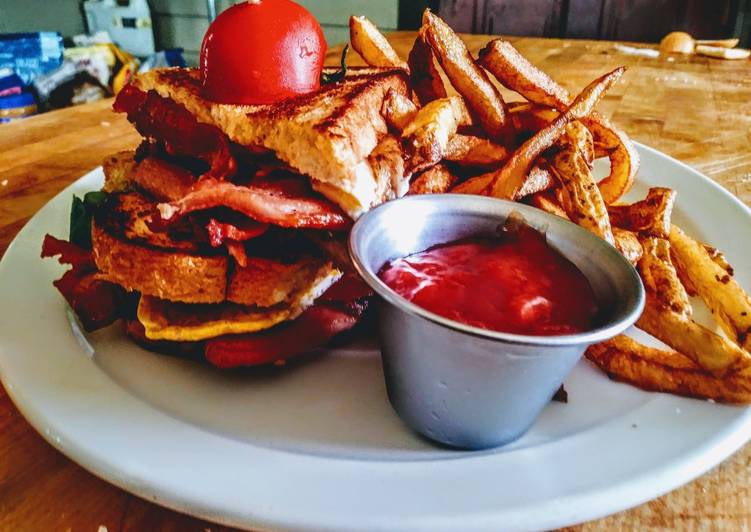 Easiest Way to Make Quick Pork Belly BLT with Hand Cut Frites