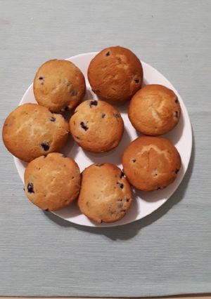 Une photo de Muffins aux myrtilles