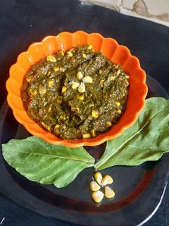 કોર્ન પાલક સબ્જી (corn palak recipe in Gujarati) રેસીપી મુખ્ય ફોટો