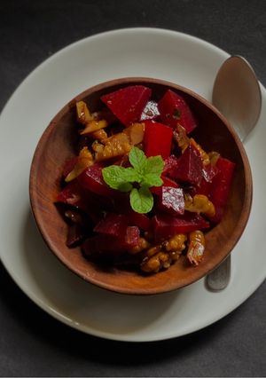 A picture of High Antioxidant Roasted Beetroot Salad.