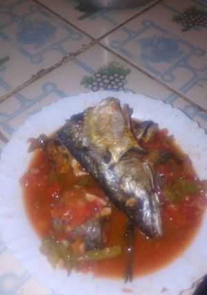 A picture of Fish stew.