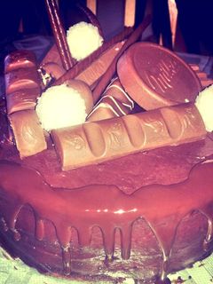 Tripla csokis torta recept fotója