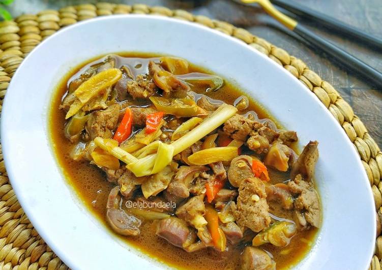 Resep Gongso Ati Ampela yang Sempurna