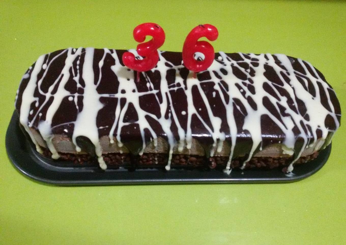 Brazo helado de chocolate con Thermomix