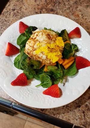 A picture of Sweet potato breakfast salad.