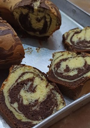 Foto resep Bolu Marmer Pak Sahak 6 telur