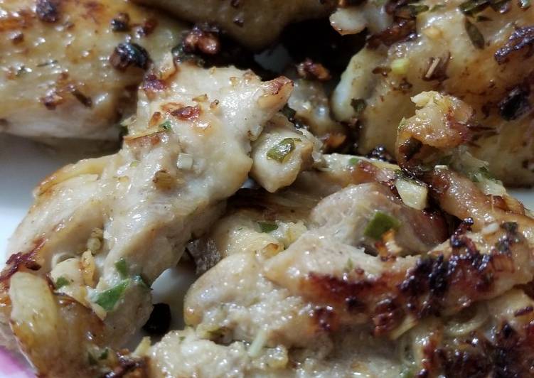 How to Cook Tasty Pan Fried Lemongrass Chicken and Wings