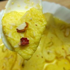 A picture of Bread Rasmalai.
