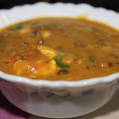 Bengali Egg Tadka Dal A picture of Bengali Egg Tadka Dal.