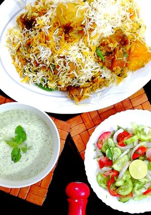 A picture of Beef Biryani.