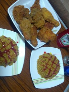 صورة لوصفة فراخ كنتاكي وارز ريزو 🍗🍖