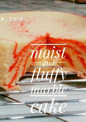 Foto resep Fluffy and moist marble cake