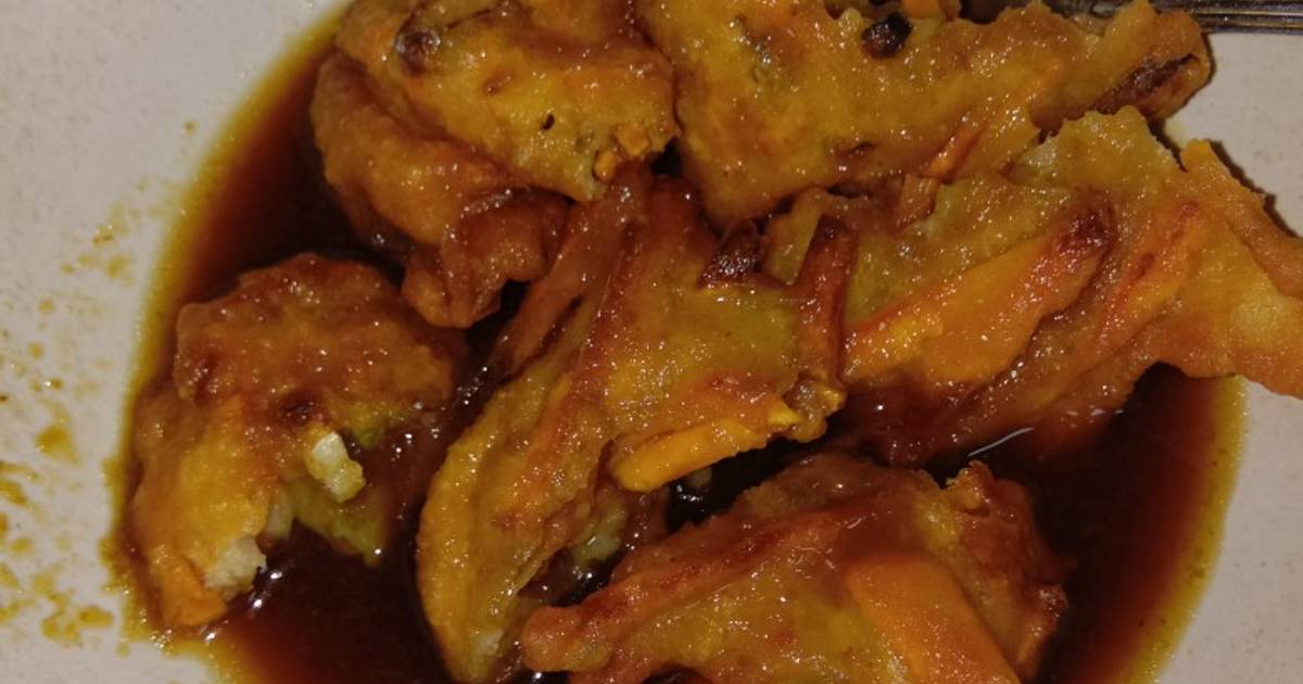 Resep Bakwan Ubi Kuah Cuko Pempek Oleh Dewi We Cookpad