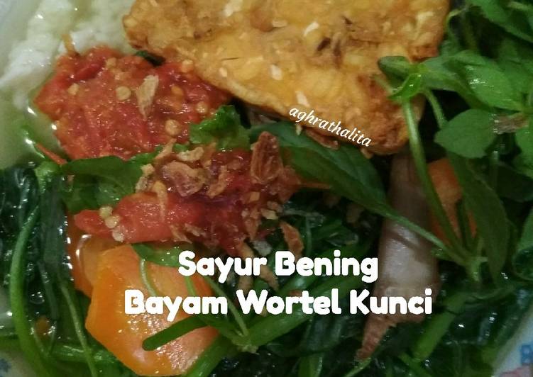 77. Sayur Bening Bayam Wortel Kunci