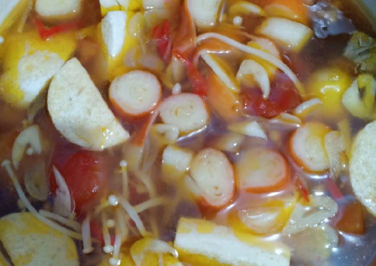 Langkah Mudah untuk Membuat Sup Enoki Tuna Saus Tiram Anti Gagal