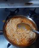 Pasta con salsa de jitomate