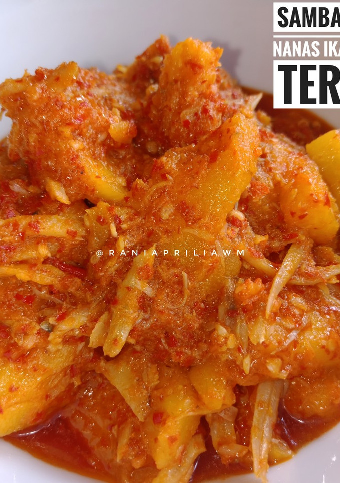 Foto resep Sambal Nanas Ikan Teri