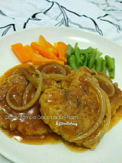 Foto resep Steak Tempe Saus Lada Hitam