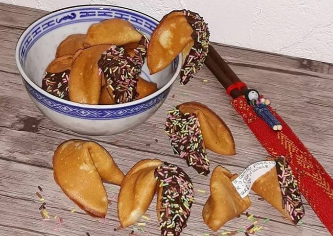 Comment faire Préparer Appétissante ☆Fortune Cookies☆ Biscuits
Porte-bonheur Chinois ☆