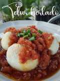 Telur rebus goreng berlado