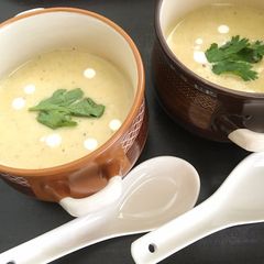 A picture of Cream of Pumpkin Soup.