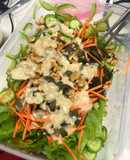 Salad rong nho sốt sữa chua