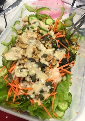 Hình của món Salad rong nho sốt sữa chua.