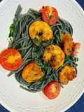 Spaghetti crevettes